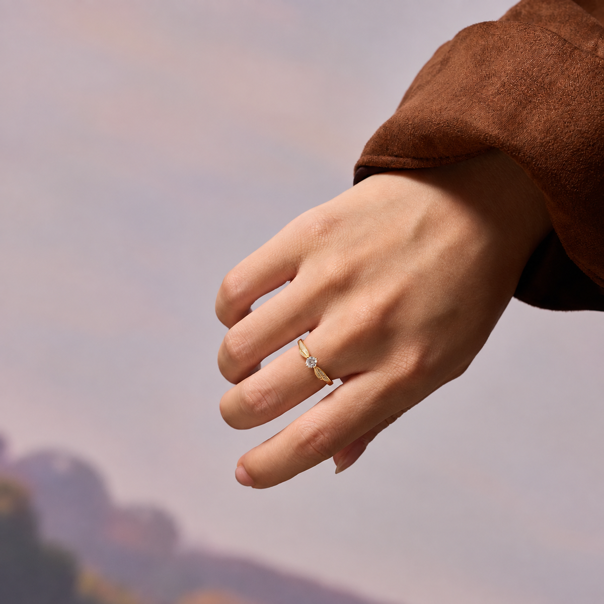 Anillo Snitch Dorada